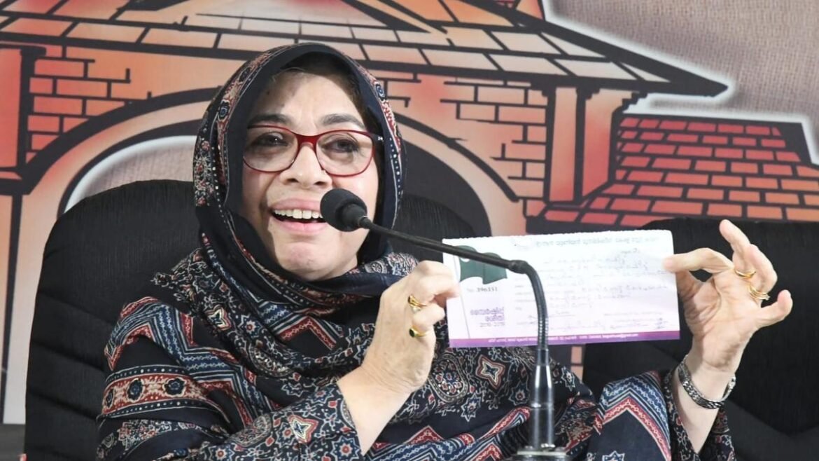 కేరళ అసెంబ్లీ ఎన్నికలు: వనితా లీగ్‌కు నూర్బినా రషీద్ రాజీనామా IUML ను కుదిపేసింది
